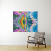 "Cherry Blossom Reise - Traum Landschaft Kunst Wandteppich (Beispiel (Horizontal))