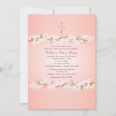 Cherry Blossom Religiöse Einladung (Vorderseite)