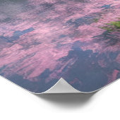 Cherry Blossom Riverside Poster (Ecke)