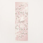 Cherry Blossom | Rosa Blütenröhre Yogamatte (Vorderseite)