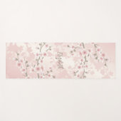 Cherry Blossom | Rosa Blütenröhre Yogamatte (Vorderseite (Horizontal))