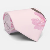 Cherry Blossom - Rosa Krawatte (Gerollt)
