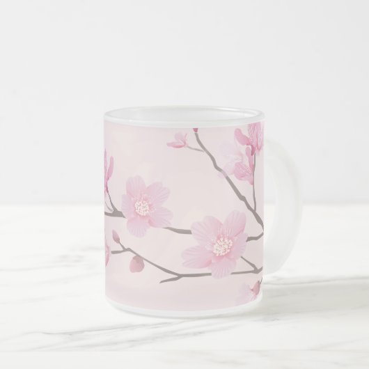 Cherry Blossom - Rosa Mattglastasse (VorderseiteRechts)