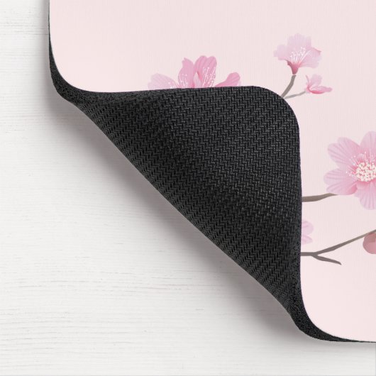 Cherry Blossom - Rosa Mousepad (Ecke)