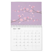 Cherry Blossom - Rot Kalender (Mär 2027)