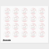Cherry Blossom Rücksendeadresse Wedding Sticker (Blatt)