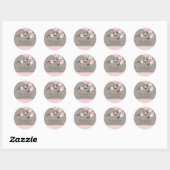 Cherry Blossom Rücksendeadresse Wedding Sticker (Blatt)