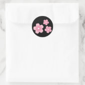 Cherry Blossom Runder Aufkleber (Tasche)