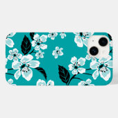 CHERRY BLOSSOM - SAKURA (AQUAMARIN) Case-Mate iPhone HÜLLE (Rückseite (Horizontal))