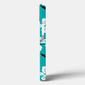 CHERRY BLOSSOM - SAKURA (AQUAMARIN) Case-Mate iPhone HÜLLE (Rückseite / Links)