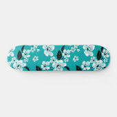 CHERRY BLOSSOM - SAKURA (AQUAMARIN) SKATEBOARD (Horizontal)