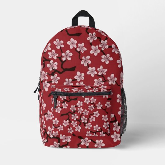 Cherry blossom  sakura blossoming  flowers elegant bedruckter rucksack (Vorderseite)