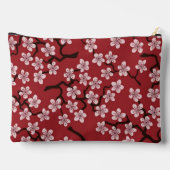 Cherry blossom sakura blossoming flowers elegant zubehörtasche (Rückseite)