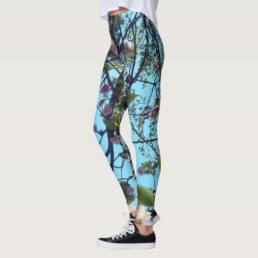 Cherry Blossom Sakura Blume Blumenkohl Leggings (Links)