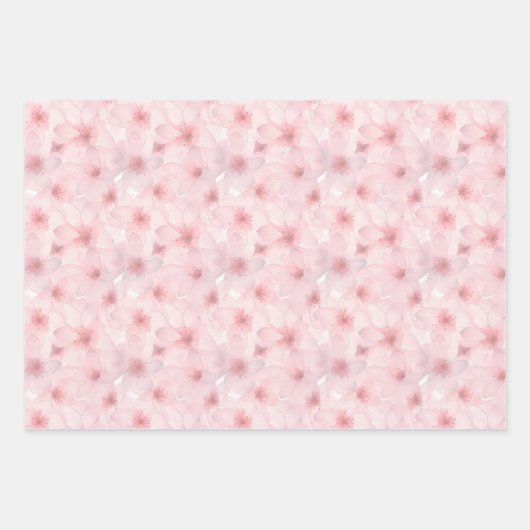 Cherry Blossom Sakura Geschenkpapier Set (Vorderseite 2)