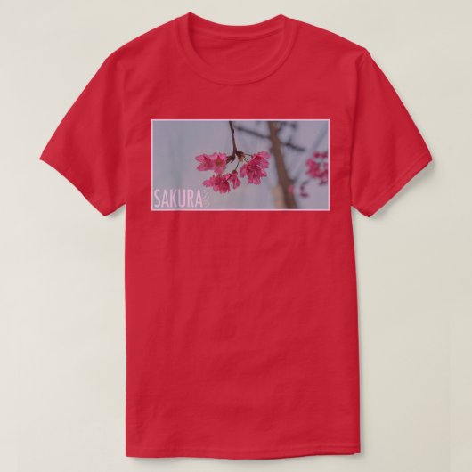 Cherry Blossom Sakura Graphic T-Shirt (Design vorne)