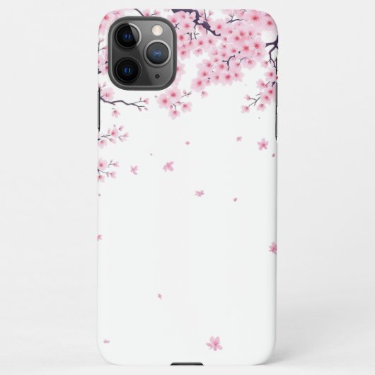 Cherry Blossom Sakura Japanese Art Tote iPhone Hülle (Rückseite)