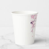 Cherry Blossom Sakura Japanese Art Tote Pappbecher (Rechts)