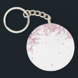 Cherry Blossom Sakura Japanese Art Tote  Schlüsselanhänger<br><div class="desc">A soft and elegant collection inspired by cherry blossom flowers in a minimal Japanese art style. This collection features beautiful floral designs across a variety of products including mugs,  phone cases,  home decor,  and accessories. Perfect for lovers of nature,  Japan,  and calm aesthetic designs.</div>