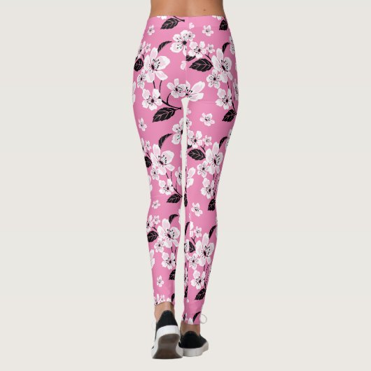 CHERRY BLOSSOM - SAKURA (LITE PINK) LEGGINGS (Rückseite)