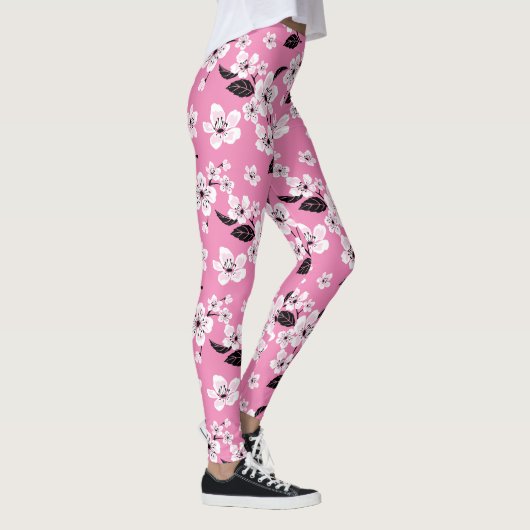 CHERRY BLOSSOM - SAKURA (LITE PINK) LEGGINGS (Rechts)