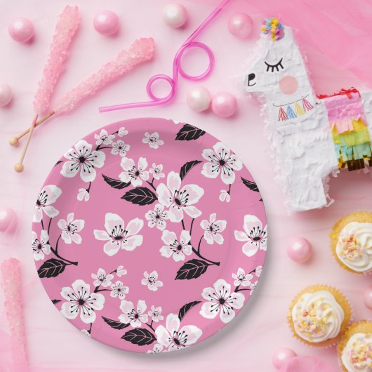 CHERRY BLOSSOM - SAKURA (LITE PINK) PAPPTELLER (Party)