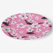 CHERRY BLOSSOM - SAKURA (LITE PINK) PAPPTELLER (Schrägansicht)