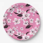 CHERRY BLOSSOM - SAKURA (LITE PINK) PAPPTELLER (Vorderseite)