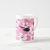 CHERRY BLOSSOM - SAKURA (LITE PINK) PORZELLANTASSE (Vorderseite Rechts)