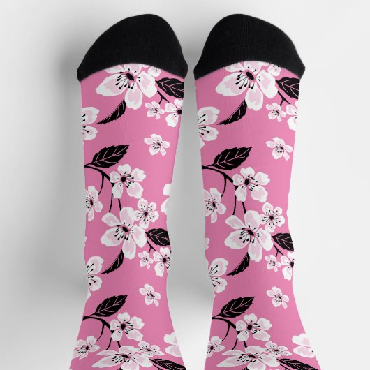 CHERRY BLOSSOM - SAKURA (LITE PINK) SOCKEN (Oben)