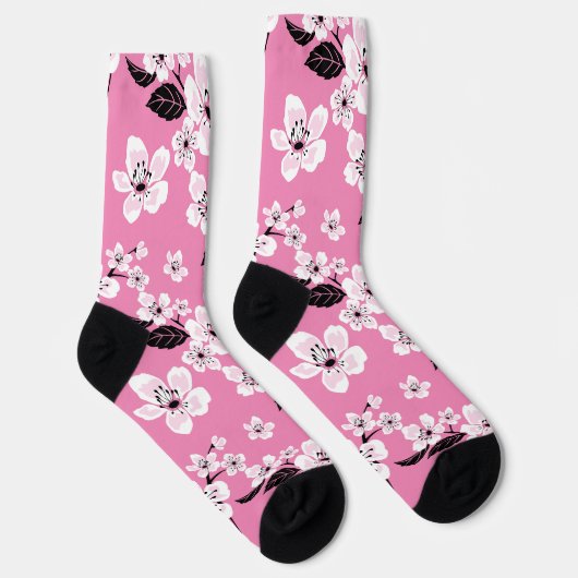 CHERRY BLOSSOM - SAKURA (LITE PINK) SOCKEN (Rechts)