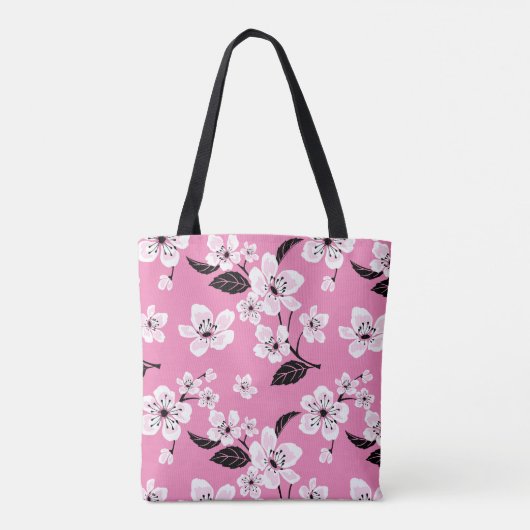 CHERRY BLOSSOM - SAKURA (LITE PINK) TASCHE (Rückseite)
