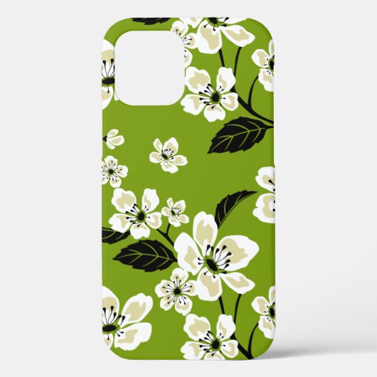 CHERRY BLOSSOM - SAKURA (MATCHA GRÜNE) Case-Mate iPhone HÜLLE (Rückseite)