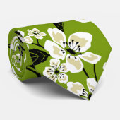 CHERRY BLOSSOM - SAKURA (MATCHA GRÜNE) KRAWATTE (Gerollt)