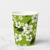 CHERRY BLOSSOM - SAKURA (MATCHA GRÜNE) PAPPBECHER (Rückseite)