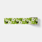 CHERRY BLOSSOM - SAKURA (MATCHA GRÜNE) SATINBAND (Vorderseite)