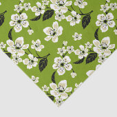 CHERRY BLOSSOM - SAKURA (MATCHA GRÜNE) SEIDENPAPIER (Ausschnitt)