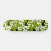 CHERRY BLOSSOM - SAKURA (MATCHA GRÜNE) SKATEBOARD (Horizontal)