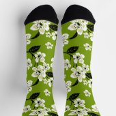CHERRY BLOSSOM - SAKURA (MATCHA GRÜNE) SOCKEN (Oben)