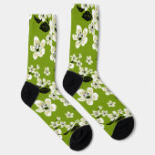 CHERRY BLOSSOM - SAKURA (MATCHA GRÜNE) SOCKEN (Rechts)