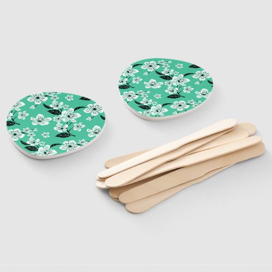 CHERRY BLOSSOM - SAKURA (MINT) FÄCHER (Non-assembled)