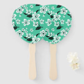 CHERRY BLOSSOM - SAKURA (MINT) FÄCHER (Vorne und Hinten)