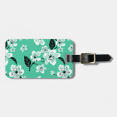 CHERRY BLOSSOM - SAKURA (MINT) GEPÄCKANHÄNGER (Vorderseite horizontal)
