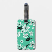 CHERRY BLOSSOM - SAKURA (MINT) GEPÄCKANHÄNGER (Rückseite vertikal)