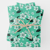 CHERRY BLOSSOM - SAKURA (MINT) GESCHENKPAPIER SET (Beispiel)