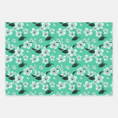 CHERRY BLOSSOM - SAKURA (MINT) GESCHENKPAPIER SET (Vorderseite)