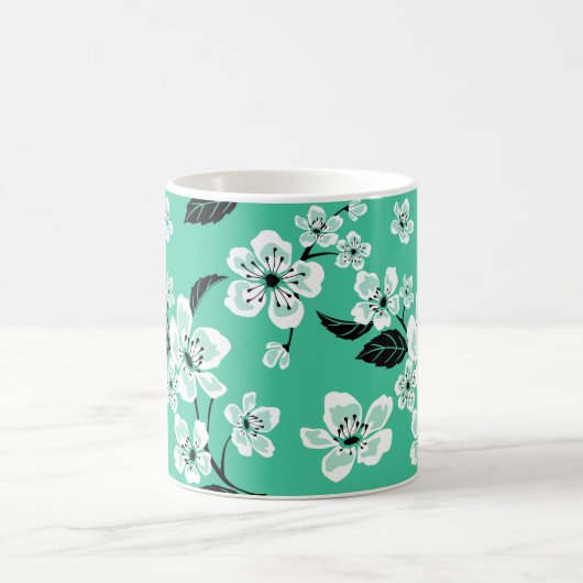 CHERRY BLOSSOM - SAKURA (MINT) KAFFEETASSE (Mittel)
