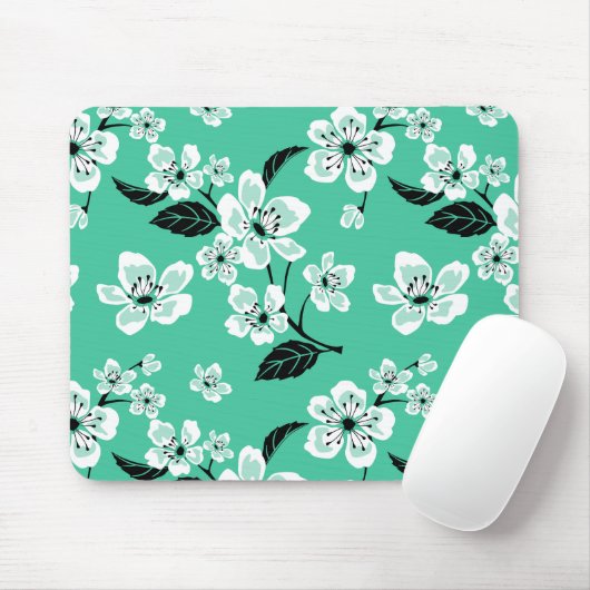 CHERRY BLOSSOM - SAKURA (MINT) MOUSEPAD (Mit Mouse)