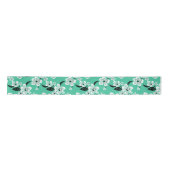 CHERRY BLOSSOM - SAKURA (MINT) SATINBAND (Vorderseite)