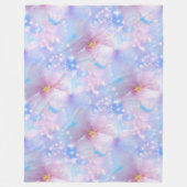 Cherry Blossom - Sakura - nahtloses Muster 5 Fleecedecke (Vorderseite)
